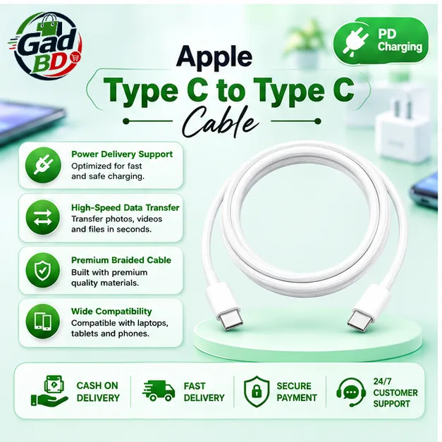 USB-C Cable for iPhone – Fast Charging & Data Transfer Cable