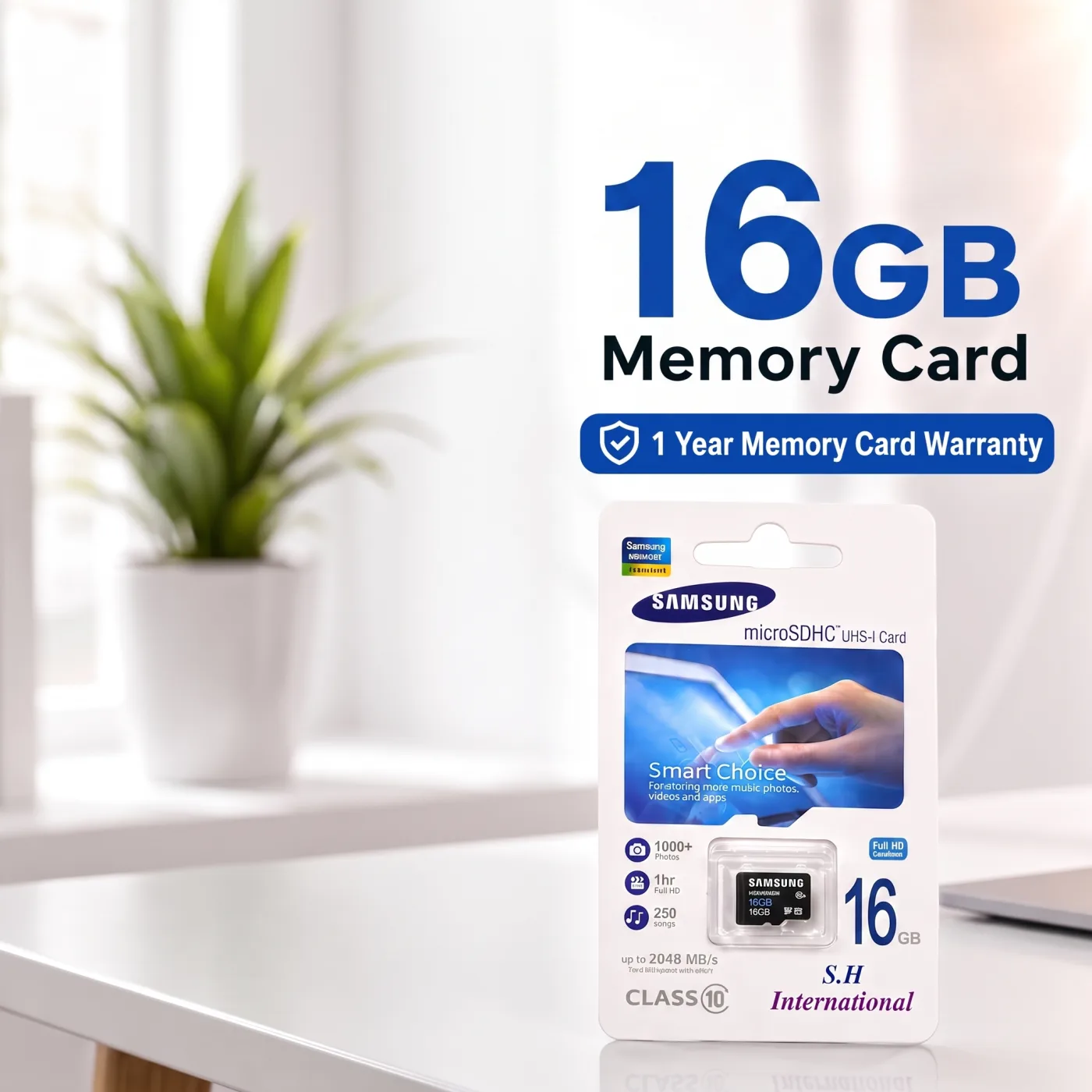 16GB MicroSD Memory Card – Class 10 | 1 Year Warranty