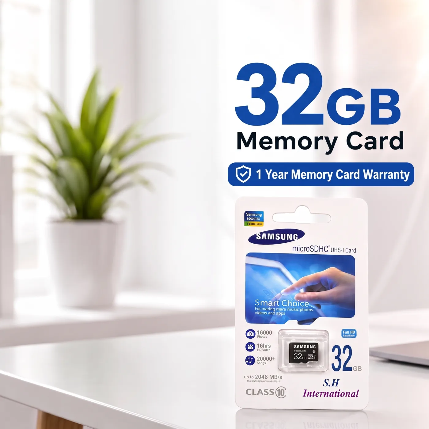 32GB MicroSD Memory Card – Class 10 | 1 Year Warranty