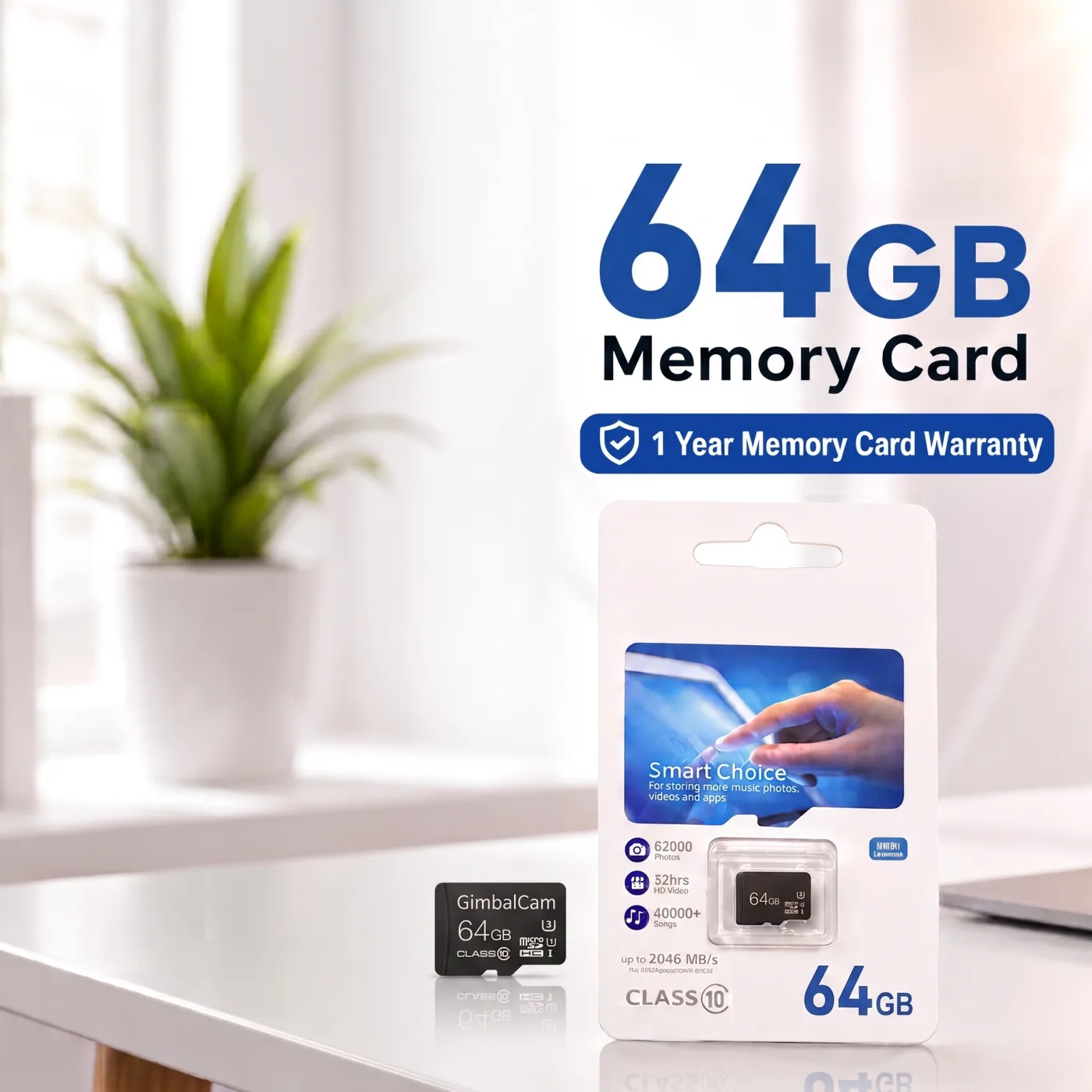 128GB MicroSD Memory Card – Class 10 | 1 Year Warranty