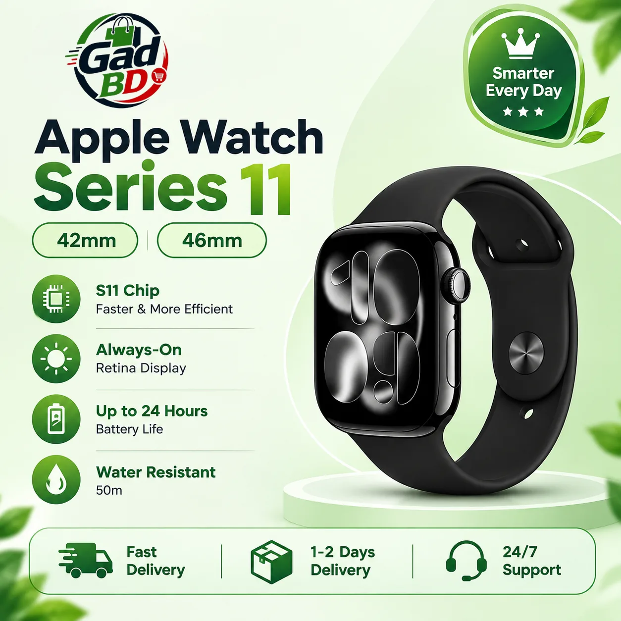 Apple 11 Series SmartWatch – Stylish Smart Wearable for Everyday Life